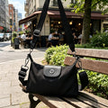Women Nylon Small Square Crossbody Phone Bag Lightweight Buckle Travel Shoulder Purse