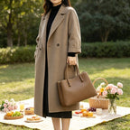 2026 Vintage Genuine Leather Large Capacity Crossbody Tote Bag for Women
