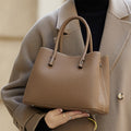2026 Vintage Genuine Leather Large Capacity Crossbody Tote Bag for Women