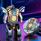 3-in-1 Transformable Fidget Spinner Toy, Deformable Robot & Dinosaur Shape Fidget Gyro Stress Relief Toys for Kids Boys Gift