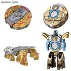 3-in-1 Transformable Fidget Spinner Toy, Deformable Robot & Dinosaur Shape Fidget Gyro Stress Relief Toys for Kids Boys Gift