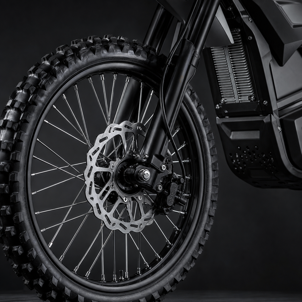 Electric Dirt Bike Adult Off-Road Electric Motocross Motorcycle with Heavy-Duty Knobby Tires