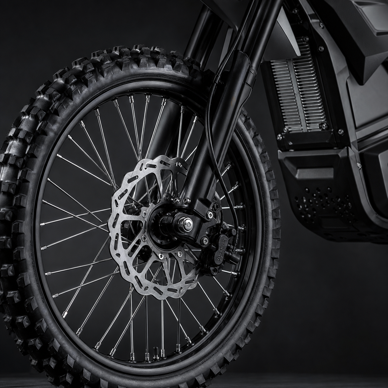 Electric Dirt Bike Adult Off-Road Electric Motocross Motorcycle with Heavy-Duty Knobby Tires