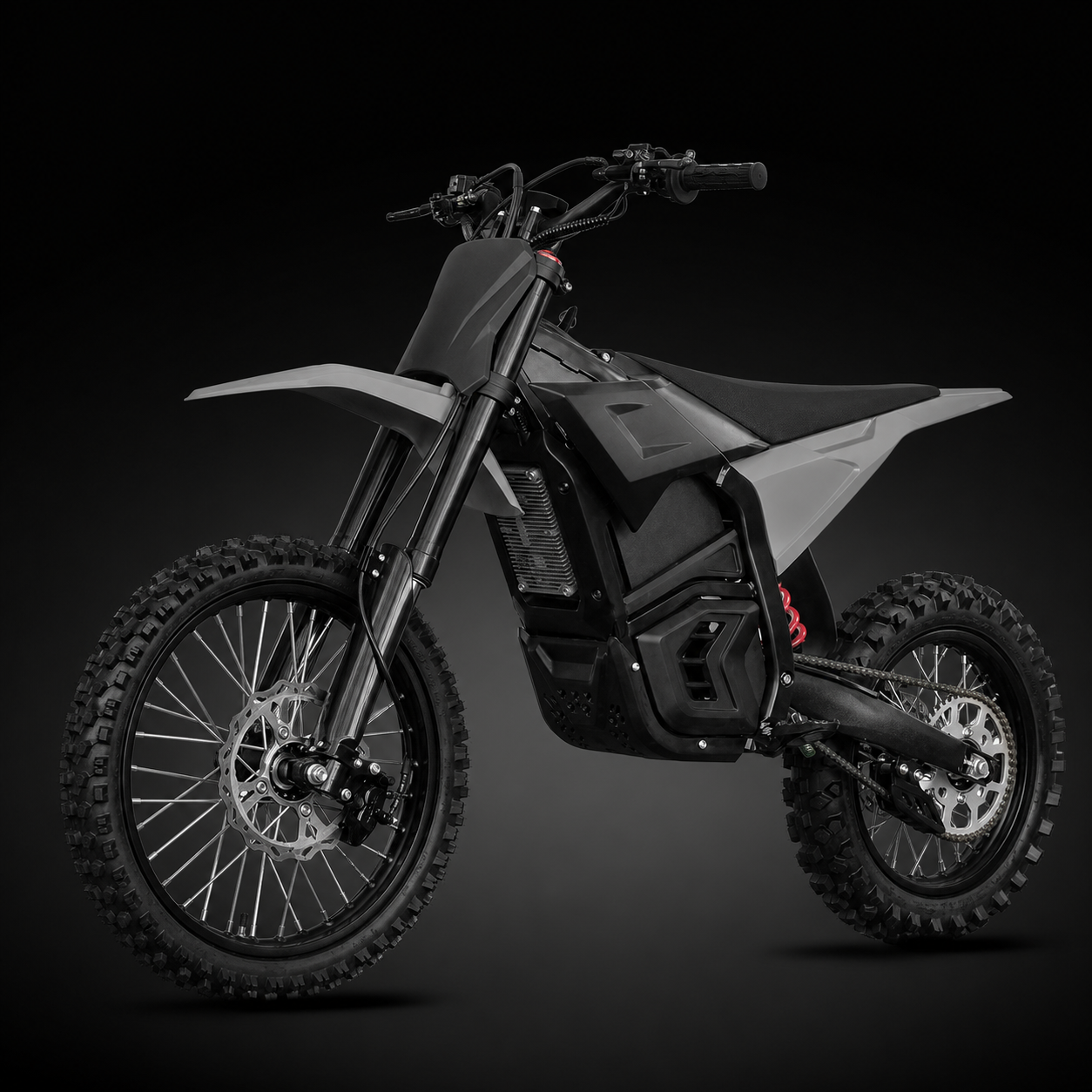 Electric Dirt Bike Adult Off-Road Electric Motocross Motorcycle with Heavy-Duty Knobby Tires