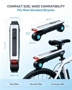 Portable Quick Release Electric Bike Power Booster | Lightweight Bicycle Assist Wheel