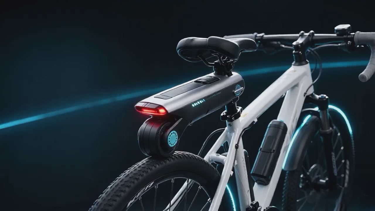 Portable Quick Release Electric Bike Power Booster | Lightweight Bicycle Assist Wheel